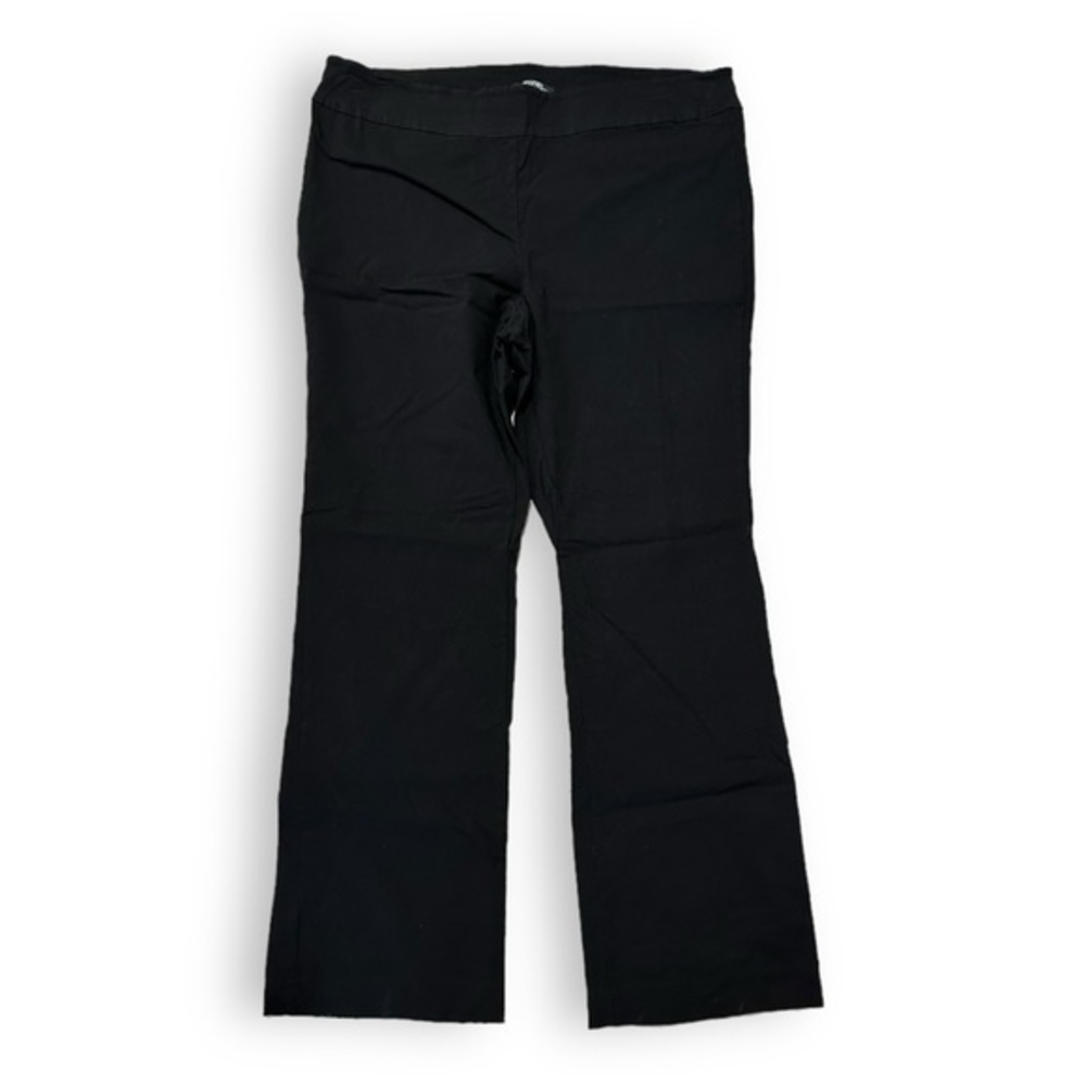 Women’s 20w Black Kick Flare Pull on Ponte Pant 2X XXL 2XL